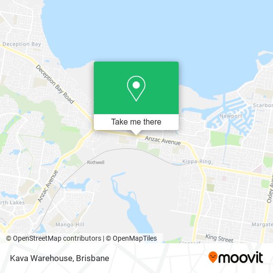 Kava Warehouse map