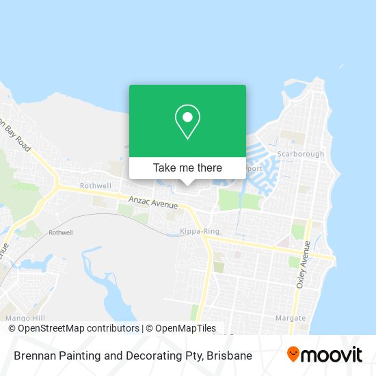 Brennan Painting and Decorating Pty map