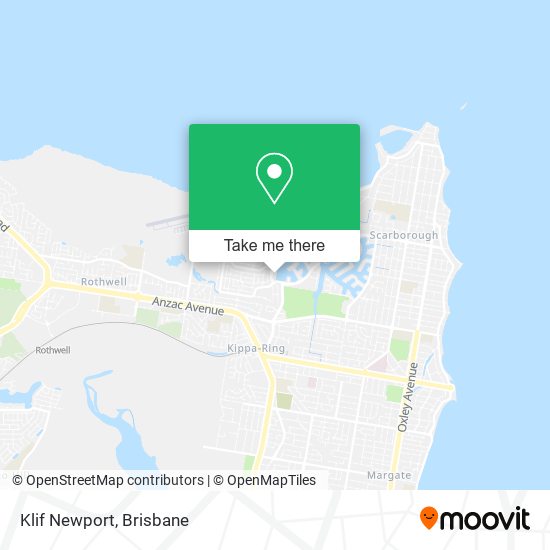 Klif Newport map