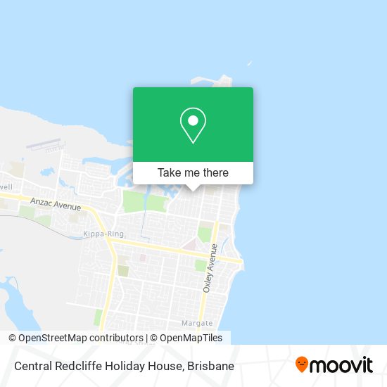 Central Redcliffe Holiday House map