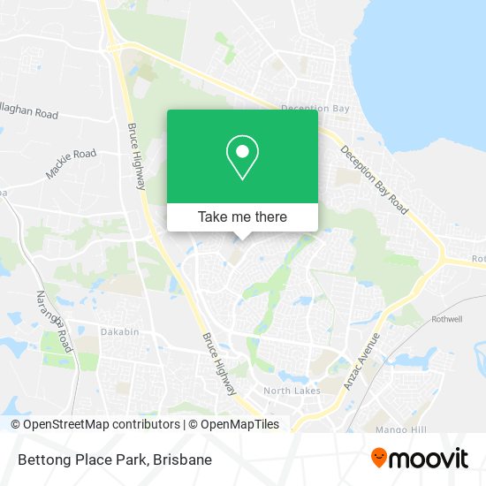 Bettong Place Park map