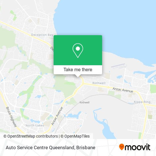 Auto Service Centre Queensland map