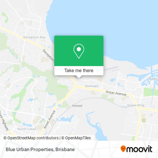 Blue Urban Properties map