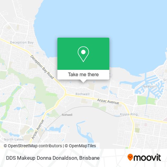 DDS Makeup Donna Donaldson map