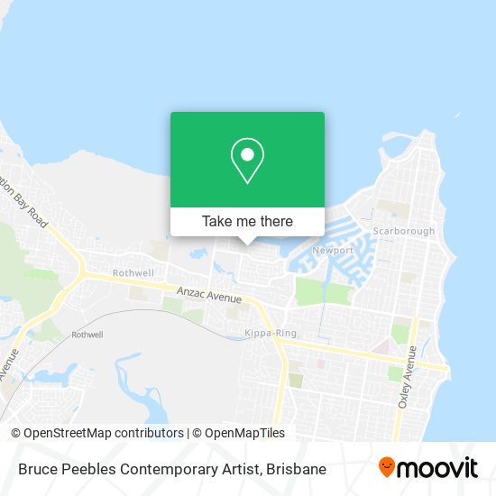 Bruce Peebles Contemporary Artist map