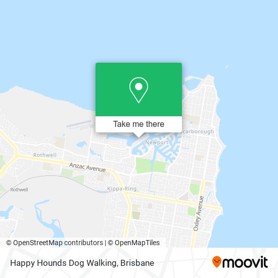 Happy Hounds Dog Walking map