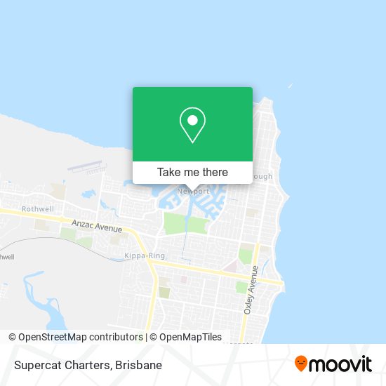 Supercat Charters map