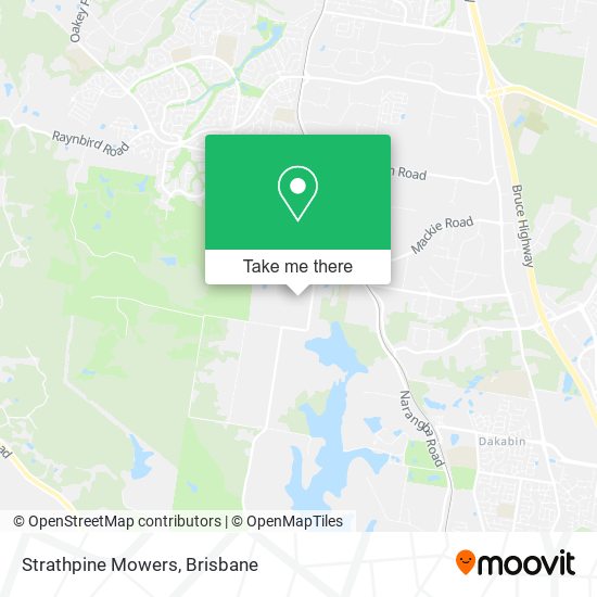 Strathpine Mowers map