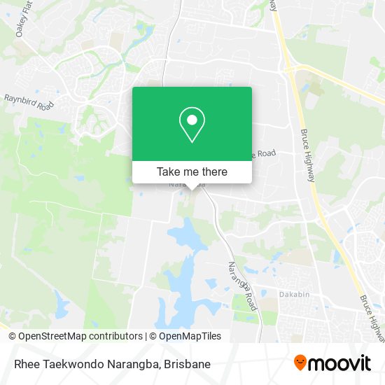 Rhee Taekwondo Narangba map