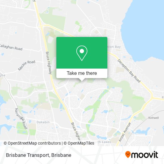 Brisbane Transport map