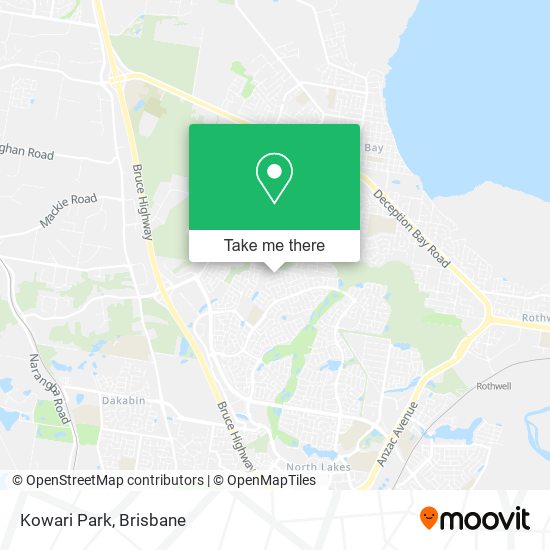 Kowari Park map