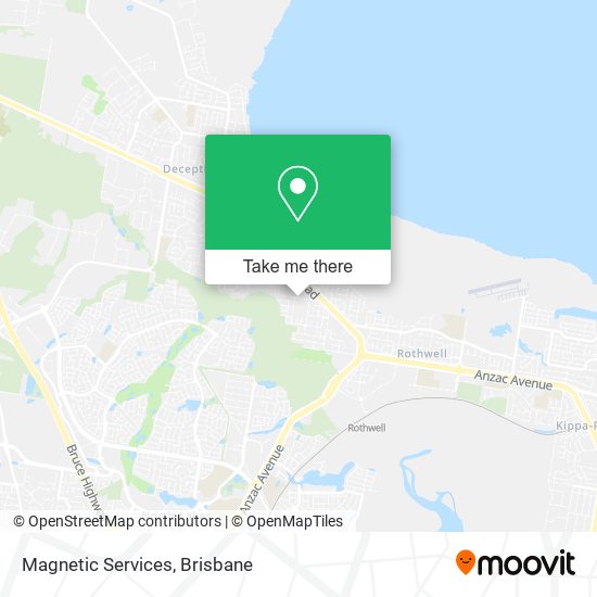 Magnetic Services map