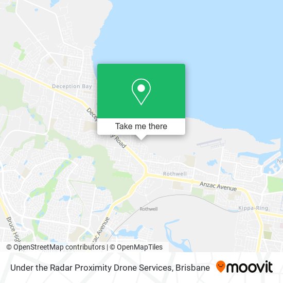 Under the Radar Proximity Drone Services map