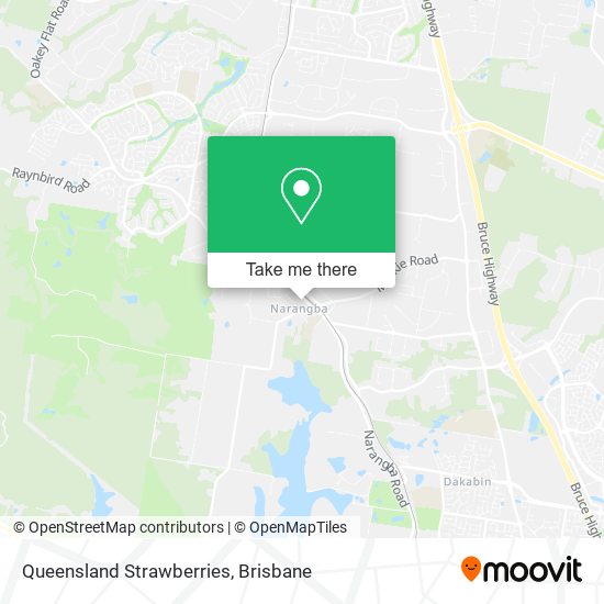 Queensland Strawberries map