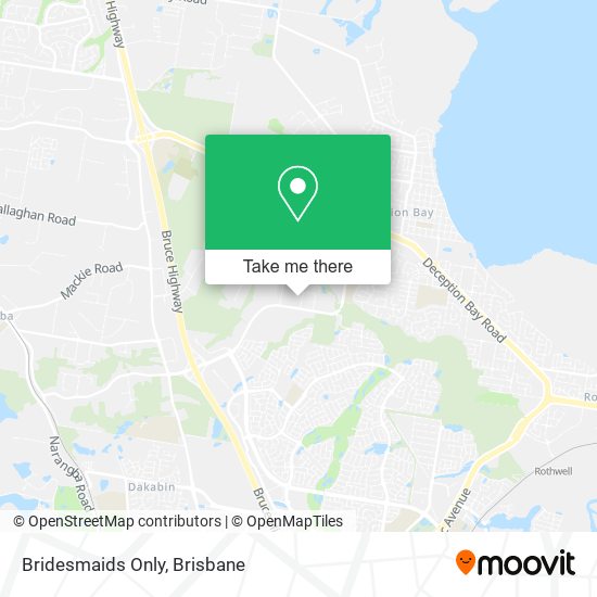 Bridesmaids Only map