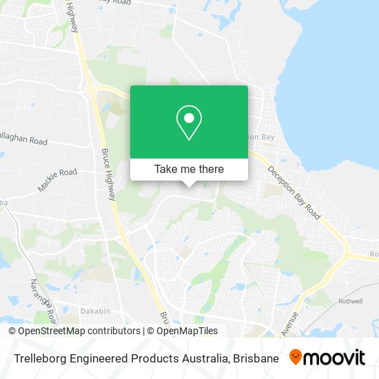 Trelleborg Engineered Products Australia map