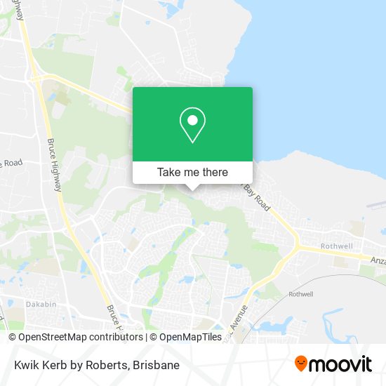 Kwik Kerb by Roberts map
