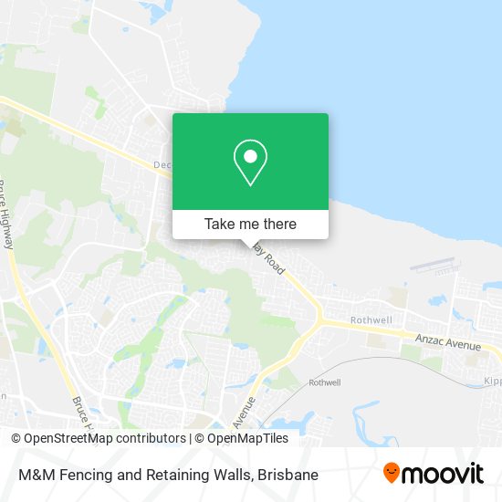 M&M Fencing and Retaining Walls map