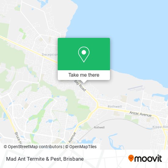 Mad Ant Termite & Pest map