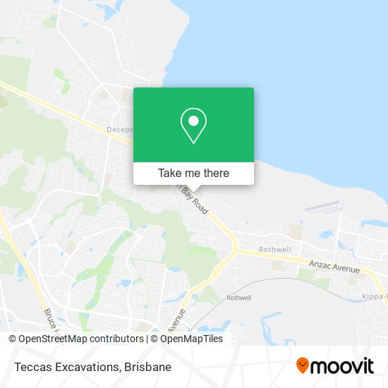 Teccas Excavations map