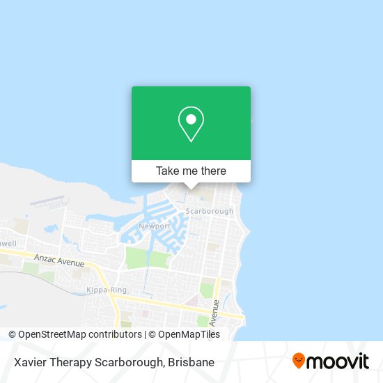 Xavier Therapy Scarborough map
