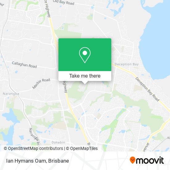 Ian Hymans Oam map