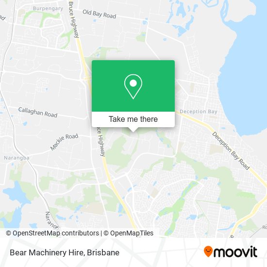 Bear Machinery Hire map