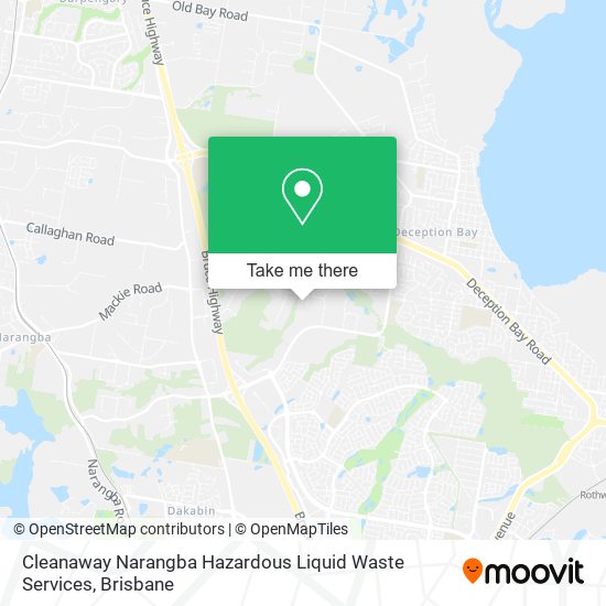 Cleanaway Narangba Hazardous Liquid Waste Services map