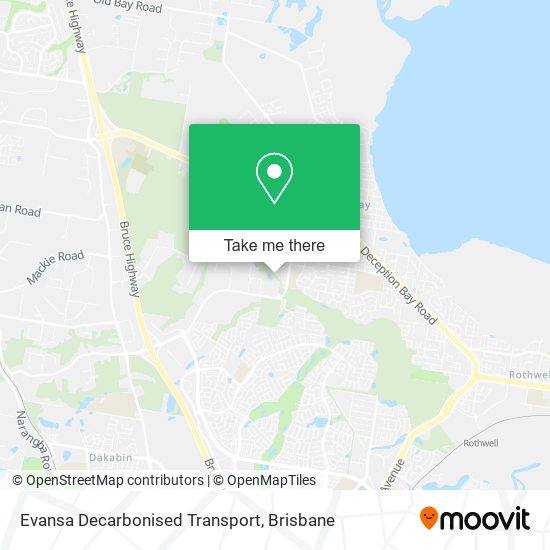 Evansa Decarbonised Transport map