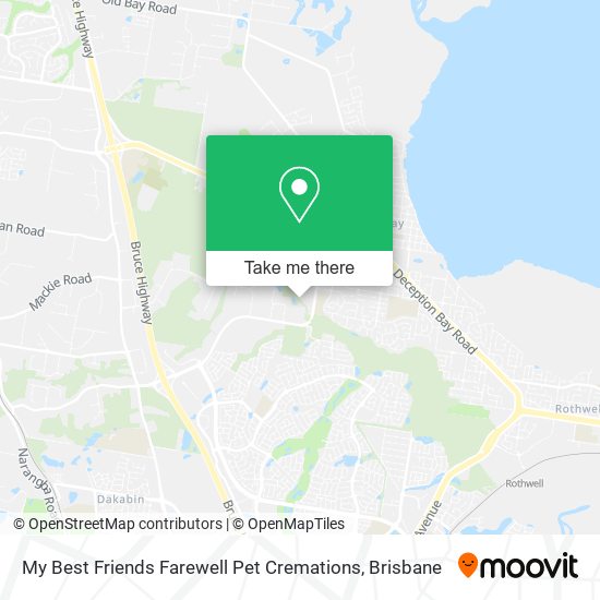 My Best Friends Farewell Pet Cremations map