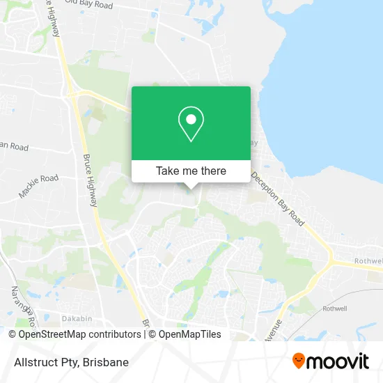 Mapa Allstruct Pty