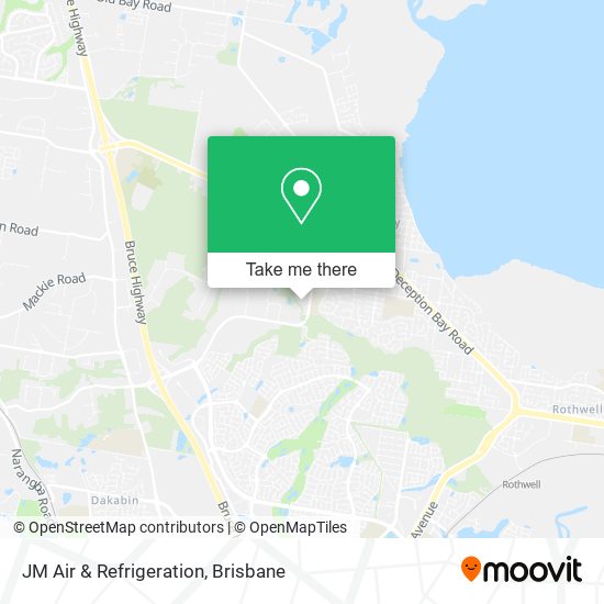 JM Air & Refrigeration map