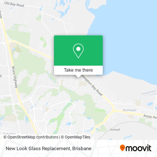 New Look Glass Replacement map