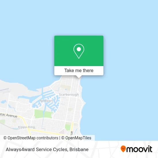 Mapa Always4ward Service Cycles