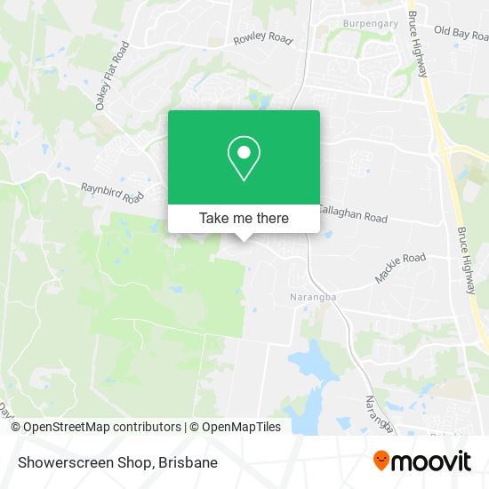 Showerscreen Shop map