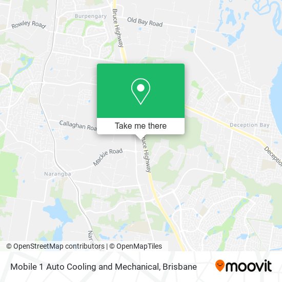 Mobile 1 Auto Cooling and Mechanical map