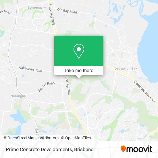 Prime Concrete Developments map