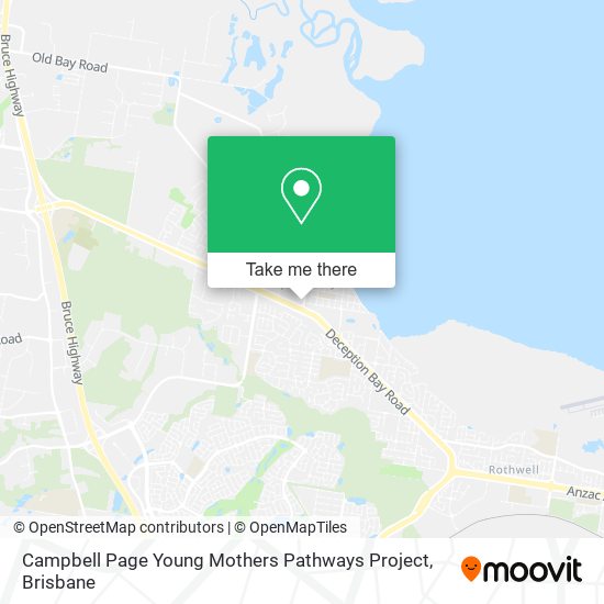 Campbell Page Young Mothers Pathways Project map