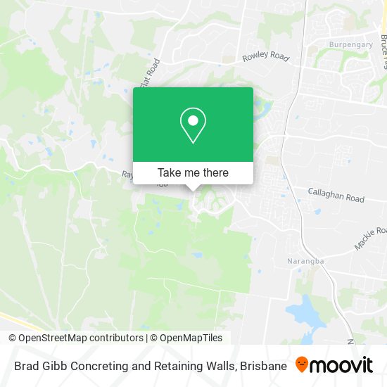 Brad Gibb Concreting and Retaining Walls map
