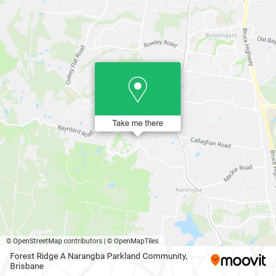 Forest Ridge A Narangba Parkland Community map