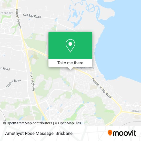 Amethyst Rose Massage map