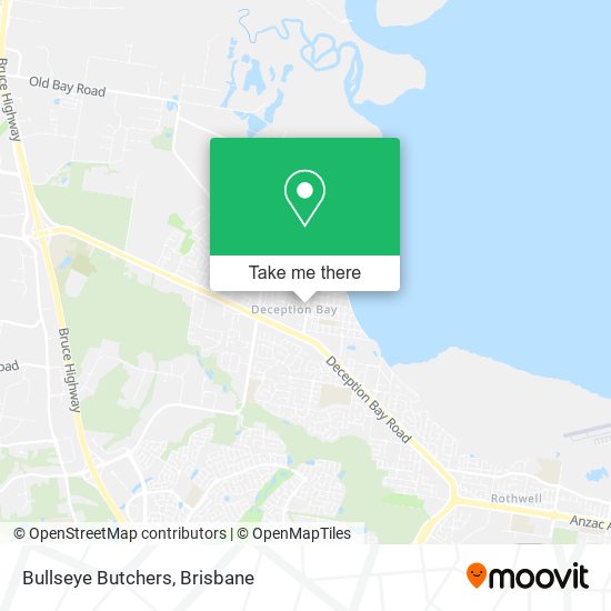 Bullseye Butchers map