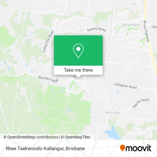 Rhee Taekwondo Kallangur map