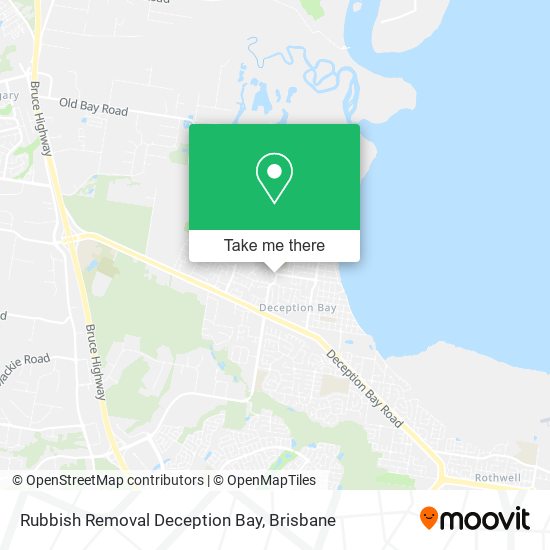 Rubbish Removal Deception Bay map