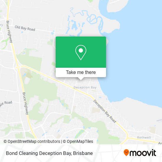 Bond Cleaning Deception Bay map