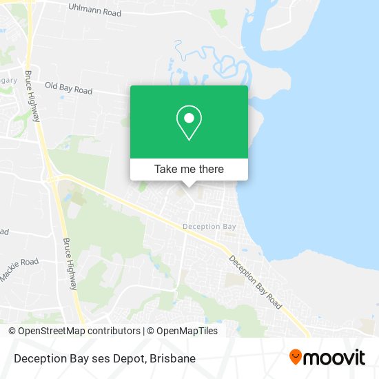 Deception Bay ses Depot map
