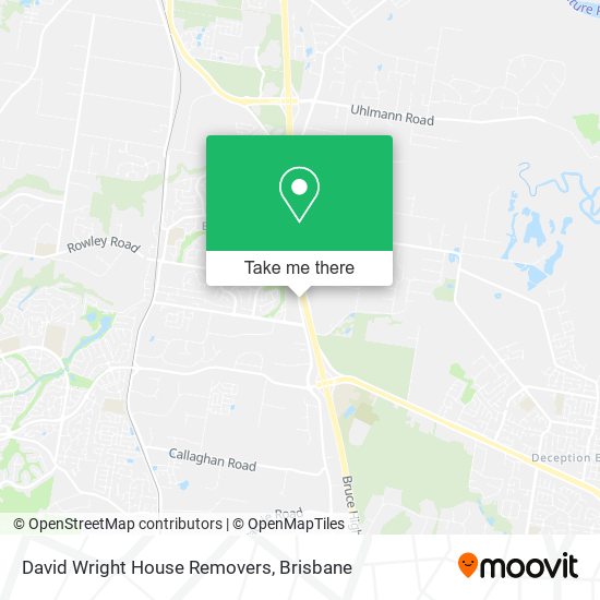 David Wright House Removers map