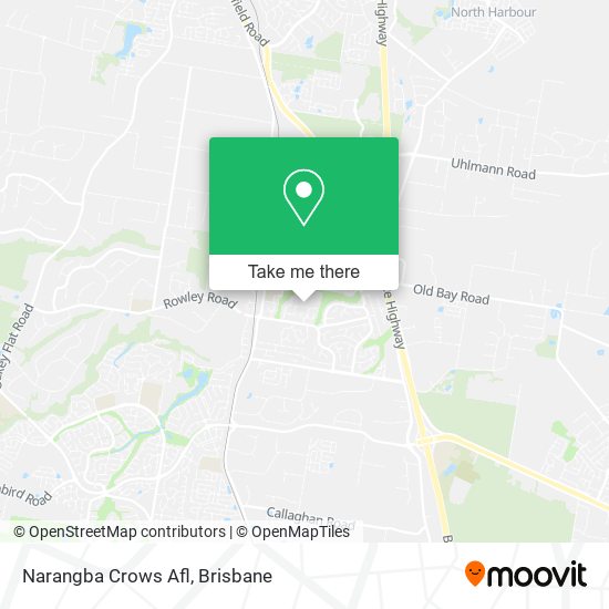 Narangba Crows Afl map