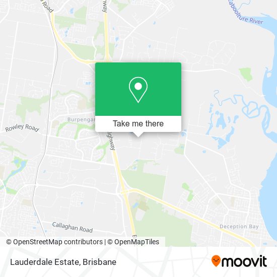 Lauderdale Estate map