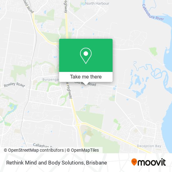 Rethink Mind and Body Solutions map